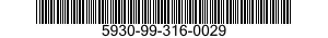 5930-99-316-0029 INTERCONNECTING BOX 5930993160029 993160029
