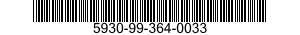 5930-99-364-0033 SWITCH,PUSH 5930993640033 993640033