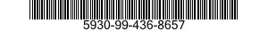 5930-99-436-8657  5930994368657 994368657