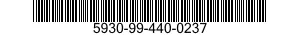 5930-99-440-0237 SWITCH,SENSITIVE 5930994400237 994400237