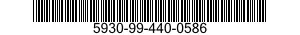 5930-99-440-0586 SWITCH,SENSITIVE 5930994400586 994400586