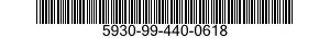 5930-99-440-0618 SWITCH,TOGGLE 5930994400618 994400618