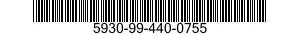5930-99-440-0755 SWITCH,MICRO 5930994400755 994400755