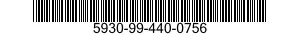 5930-99-440-0756 SWITCH,MICRO 5930994400756 994400756