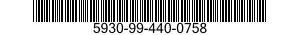 5930-99-440-0758 SWITCH,MICRO 5930994400758 994400758