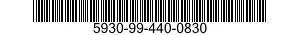 5930-99-440-0830 RESISTOR,VARIABLE,WIRE WOUND,NONPRECISION 5930994400830 994400830