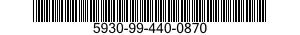 5930-99-440-0870 SWITCH,SENSITIVE 5930994400870 994400870