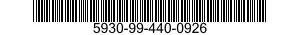 5930-99-440-0926 SWITCH,SENSITIVE 5930994400926 994400926