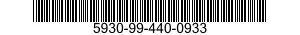 5930-99-440-0933 SWITCH,TOGGLE 5930994400933 994400933