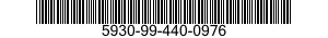 5930-99-440-0976 BAR,COUPLING,SWITCH 5930994400976 994400976