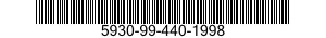5930-99-440-1998 ACTUATOR,MICRO SWIT 5930994401998 994401998