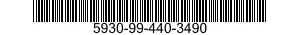 5930-99-440-3490 SWITCH,PUSH 5930994403490 994403490