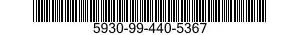 5930-99-440-5367 SWITCH,TOGGLE 5930994405367 994405367