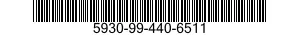 5930-99-440-6511 SWITCH,SINGLE POLE 5930994406511 994406511
