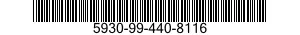 5930-99-440-8116 SWITCH,TOGGLE 5930994408116 994408116