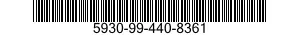 5930-99-440-8361 SWITCH, TOGGLE 5930994408361 994408361