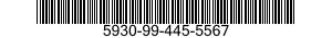 5930-99-445-5567 SWITCH,PUSH 5930994455567 994455567