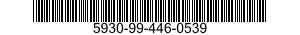 5930-99-446-0539 SWITCH,CERAMIC,WAFE 5930994460539 994460539