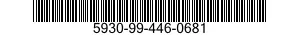 5930-99-446-0681 SWITCH,CERAMIC,WAFE 5930994460681 994460681