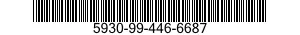 5930-99-446-6687 SWITCH,LIQUID LEVEL 5930994466687 994466687