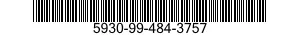 5930-99-484-3757 SWITCH,PUSH-PULL 5930994843757 994843757