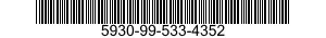 5930-99-533-4352 SWITCH,TOGGLE 5930995334352 995334352