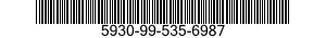 5930-99-535-6987 SWITCH,PRESSURE 5930995356987 995356987