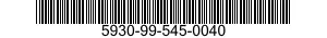 5930-99-545-0040 SWITCH,TOGGLE 5930995450040 995450040