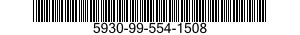 5930-99-554-1508 SWITCH,THERMOSTATIC 5930995541508 995541508