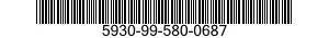 5930-99-580-0687  5930995800687 995800687