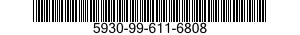 5930-99-611-6808 SWITCH,PUSH 5930996116808 996116808
