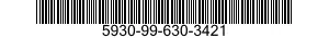 5930-99-630-3421 SWITCH,ROTARY 5930996303421 996303421