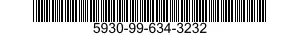 5930-99-634-3232 SWITCH, TOGGLE 5930996343232 996343232