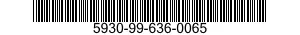 5930-99-636-0065 SWITCH,SENSITIVE 5930996360065 996360065