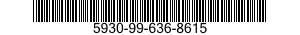 5930-99-636-8615 SWITCH, TOGGLE 5930996368615 996368615