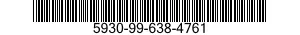 5930-99-638-4761 SWITCH,SENSITIVE 5930996384761 996384761