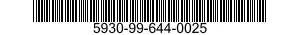 5930-99-644-0025  5930996440025 996440025