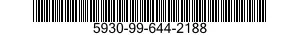 5930-99-644-2188 MICROSWITCH 5930996442188 996442188