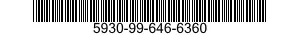 5930-99-646-6360 SWITCH INDICATOR AS 5930996466360 996466360