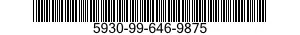 5930-99-646-9875 SWITCH,TOGGLE 5930996469875 996469875