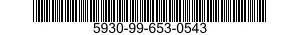 5930-99-653-0543 SWITCH,LEVER 5930996530543 996530543