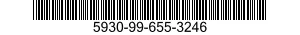 5930-99-655-3246 SWITCH,LEVER 5930996553246 996553246