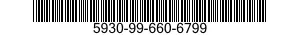 5930-99-660-6799 SWITCH,TOGGLE 5930996606799 996606799
