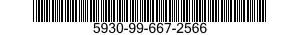 5930-99-667-2566 SWITCH,TOGGLE 5930996672566 996672566