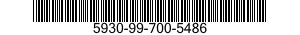 5930-99-700-5486 PUSH BUTTON 5930997005486 997005486