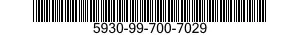 5930-99-700-7029 SWITCH,PRESSURE 5930997007029 997007029