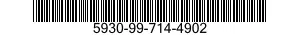 5930-99-714-4902 SWITCH,TOGGLE 5930997144902 997144902