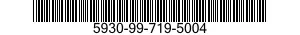 5930-99-719-5004 CODE SWITCH ASSEMBL 5930997195004 997195004
