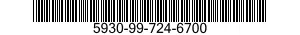 5930-99-724-6700  5930997246700 997246700