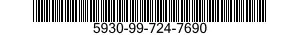 5930-99-724-7690 SWITCH,TOGGLE 5930997247690 997247690